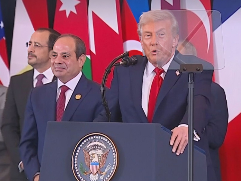 Web_Photo_Editor-9-8 ترامب: قمة شرم الشيخ منعت حمام دم جديد ورسخت السلام في غزة